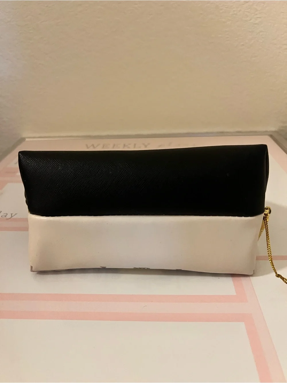 Pink Graphic Cosmetic Pouch